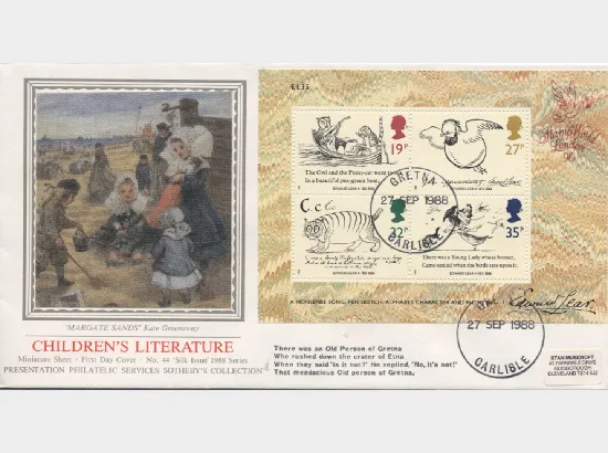 Edward Lear: Miniature Sheet