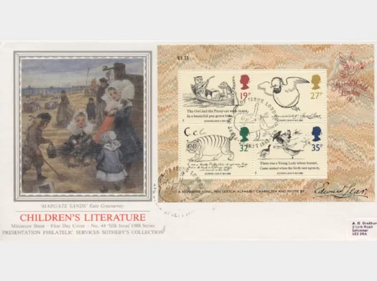 Edward Lear: Miniature Sheet