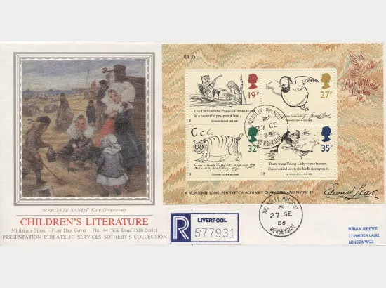 Edward Lear: Miniature Sheet