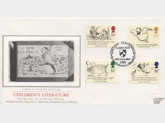 Edward Lear: Stamps