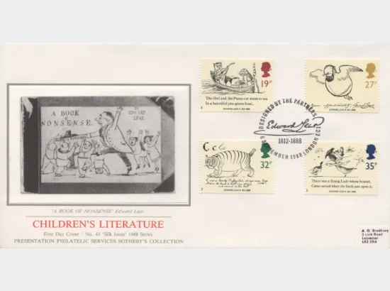 Edward Lear: Stamps