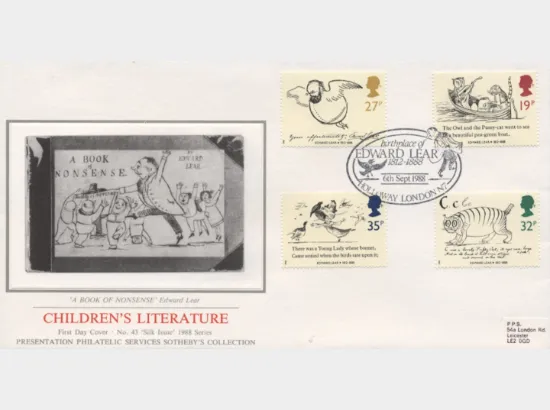 Edward Lear: Stamps