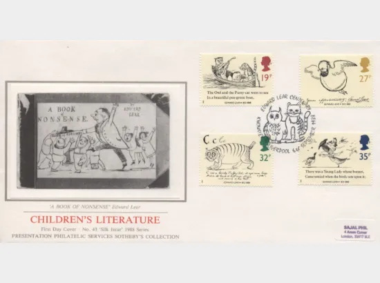 Edward Lear: Stamps