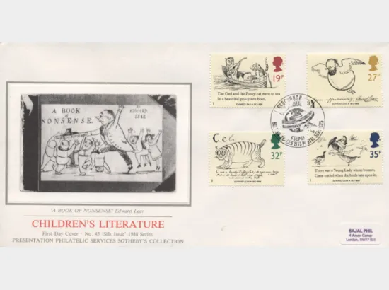 Edward Lear: Stamps