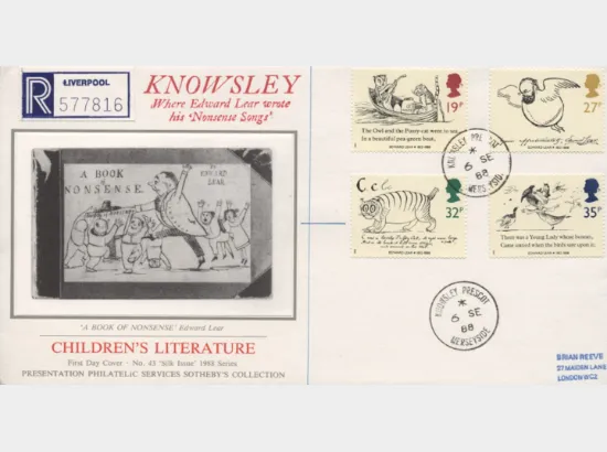 Edward Lear: Stamps