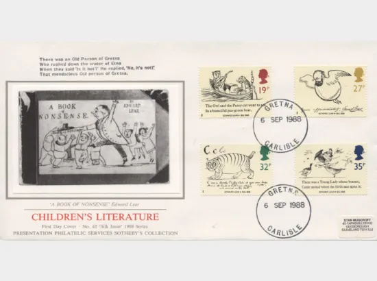 Edward Lear: Stamps