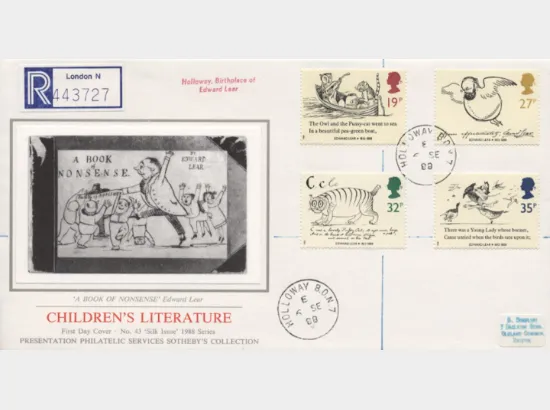 Edward Lear: Stamps