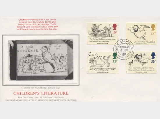 Edward Lear: Stamps