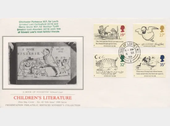 Edward Lear: Stamps